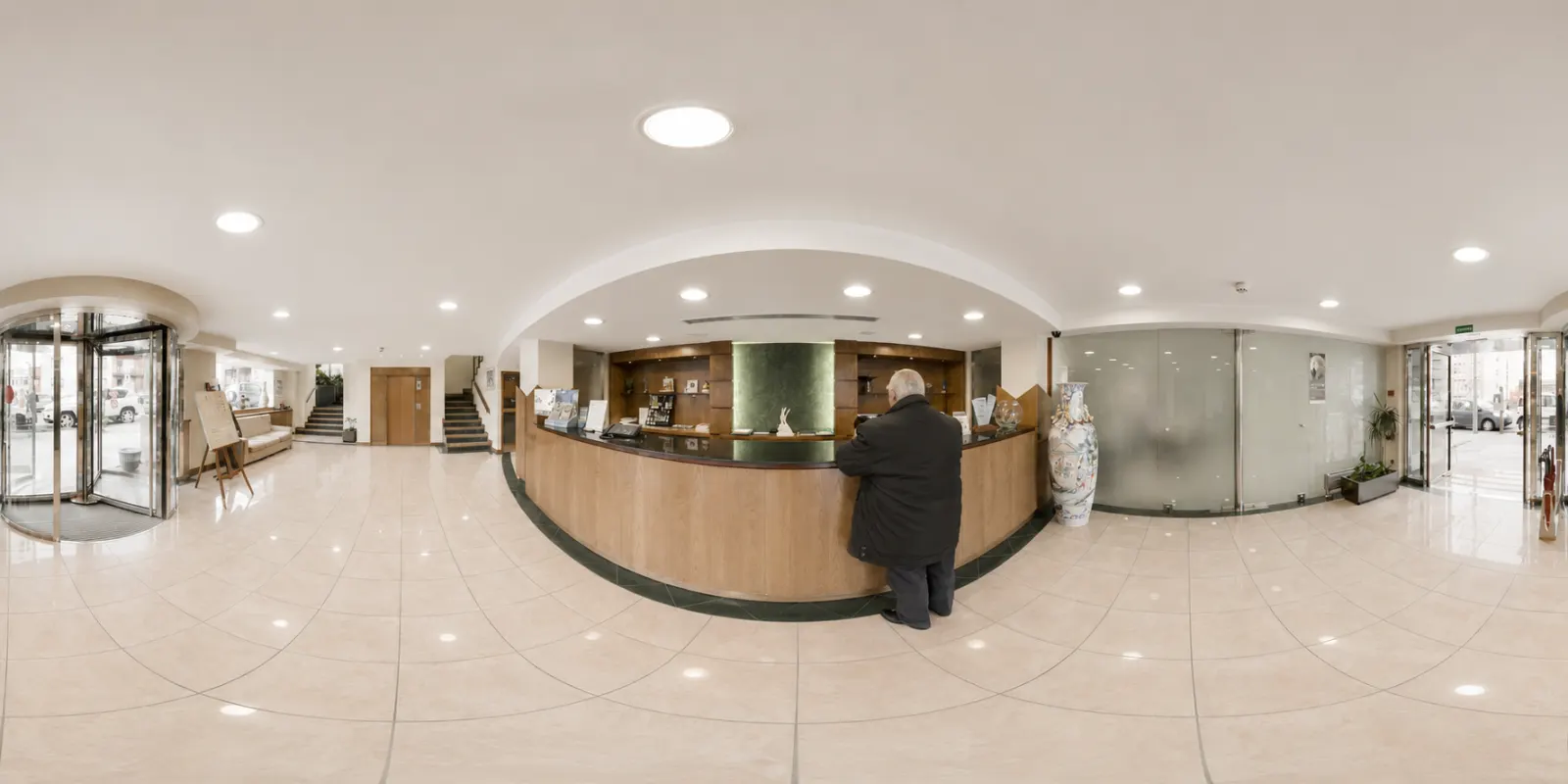 Recepción del Hotel Espel